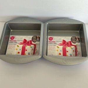 Rosanna Pansino square cake pan (2) 6x2 new